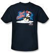 Chilly Willy Kids T-shirt TV Show Just Chillin Navy Blue Shirt Youth