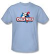 Chilly Willy Kids T-shirt TV Show Willy Logo Light Blue Shirt Youth