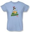 Chilly Willy Ladies T-shirt TV Show Ice Breaker Light Blue Tee Shirt