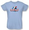 Chilly Willy Ladies T-shirt TV Show Willy Logo Light Blue Tee Shirt