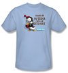 Chilly Willy T-shirt TV Show Hands Off Adult Light Blue Tee Shirt