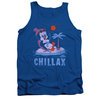 Chilly Willy Tank Top Chillax Royal Blue Tanktop