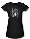 Corpse Bride Juniors T-Shirt Warner Bros Movie Bride To Be Black Shirt