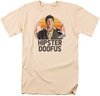 Cosmo Kramer Hipster Dufus Seinfeld T-shirt - Sand color