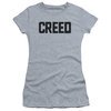 Creed Juniors Shirt Cracked Movie Logo Athletic Heather T-Shirt