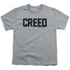 Creed Kids Shirt Cracked Movie Logo Athletic Heather T-Shirt