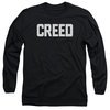 Creed Long Sleeve Shirt Cracked Logo Poster Black Tee T-Shirt