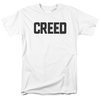 Creed Shirt Cracked Logo White T-Shirt