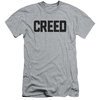 Creed Slim Fit Shirt Cracked Movie Logo Athletic Heather T-Shirt