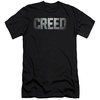 Creed Slim Fit Shirt Logo Black T-Shirt