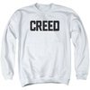 Creed Sweatshirt Cracked Logo Adult White Sweat Shirt