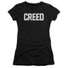 Creed Womens Shirt Cracked Logo Poster Black T-Shirt