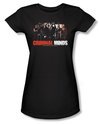 Criminal Minds Juniors T-shirt The Brain Trust Black Tee Shirt