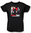 Criminal Minds Ladies T-shirt Guns Drawn TV Show Black Tee Shirt