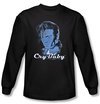 Cry Baby Long Sleeve T-shirt Movie King Cry Baby Black Tee Shirt