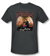 Cry Baby Slim Fit T-shirt Movie The Drapes Adult Charcoal Tee Shirt