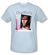 Cry Baby Slim Fit T-shirt Movie Title Adult Light Blue Tee Shirt