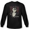 Cry Baby T-shirt Movie Drapes &amp; Squares Black Long Sleeve Tee Shirt