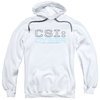 CSI Cyber Hoodie Logo White Sweatshirt Hoody