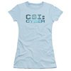 CSI Cyber Shirt Juniors Logo Light Blue T-Shirt