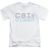 CSI Cyber Shirt Kids Logo White T-Shirt