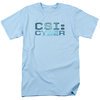 CSI Cyber Shirt Logo Light Blue T-Shirt