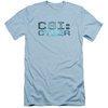 CSI Cyber Shirt Slim Fit Logo Light Blue T-Shirt