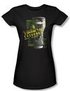 CSI Juniors T-shirt I Drank The Evidence Girly Black Tee