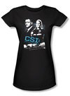 CSI Juniors T-shirt Investigate This Girly Black Tee