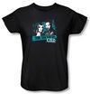 CSI Ladies T-shirt Cross The Line Black Tee