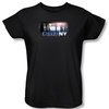 CSI Ladies T-shirt New York Subway Black Tee