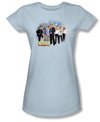 CSI Shirt Miami Cast Juniors Light Blue Tee Shirt