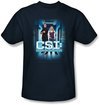 CSI Shirt Serious Business Youth Kids Navy Tee