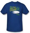 CSI T-shirt - I Ate The Evidence Adult Royal Blue Tee