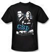 CSI T-shirt - Investigate This Adult Black Tee