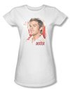 Dexter Juniors Shirt Blood Splatter White T-shirt Tee