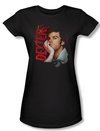 Dexter Juniors Shirt Layered Black T-shirt Tee