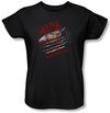 Dexter Ladies Shirt Blood Never Lies Black T-Shirt Tee