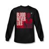 Dexter Shirt Blood Never Lies Long Sleeve Black Tee T-Shirt