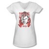 Dexter Shirt Juniors V Neck Blood Red T-Shirt