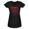 Dexter Shirt Juniors V Neck Normal Black T-Shirt