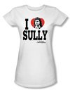 Dr Quinn Medicine Woman Juniors Shirt I Heart Sully White T-Shirt