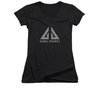 Eureka Shirt Juniors V Neck Global Dynamics Logo Black T-Shirt