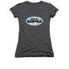 Eureka Shirt Juniors V Neck Made In Eureka Charcoal T-Shirt