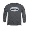 Eureka Shirt Made In Eureka Long Sleeve Charcoal Tee T-Shirt