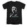 Eureka Shirt Slim Fit V-Neck Leadership Black T-Shirt