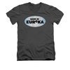 Eureka Shirt Slim Fit V-Neck Made In Eureka Charcoal T-Shirt