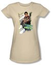 Everybody Hates Chris Juniors Shirt Big Eyes Cream T-Shirt