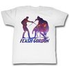 Flash Gordon Shirt Fighting Ming Silhouette White T-Shirt