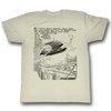 Flash Gordon Shirt Heavy Hearts Natural T-Shirt